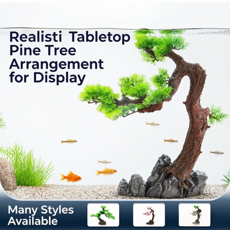 Aquarium Planted Tree - Dekorasi Akuarium Ikan Berbentuk Pohon Pinus