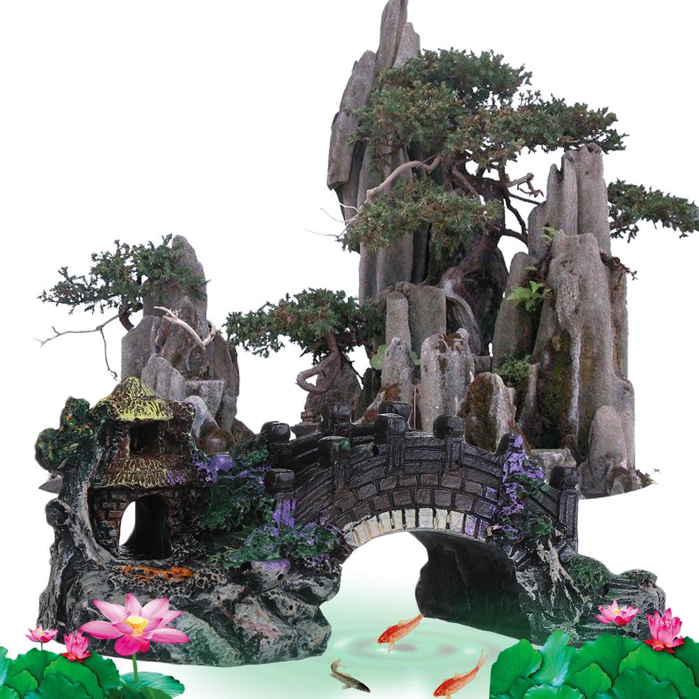 Aquarium Planted Tree - Perlengkapan Hewan Peliharaan Air, Tanaman Pohon