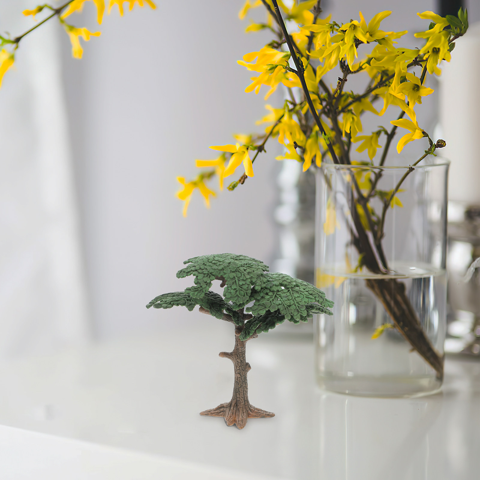 Aquarium Planted Tree - Tanaman Buatan Realistis untuk Dekorasi Akuarium,