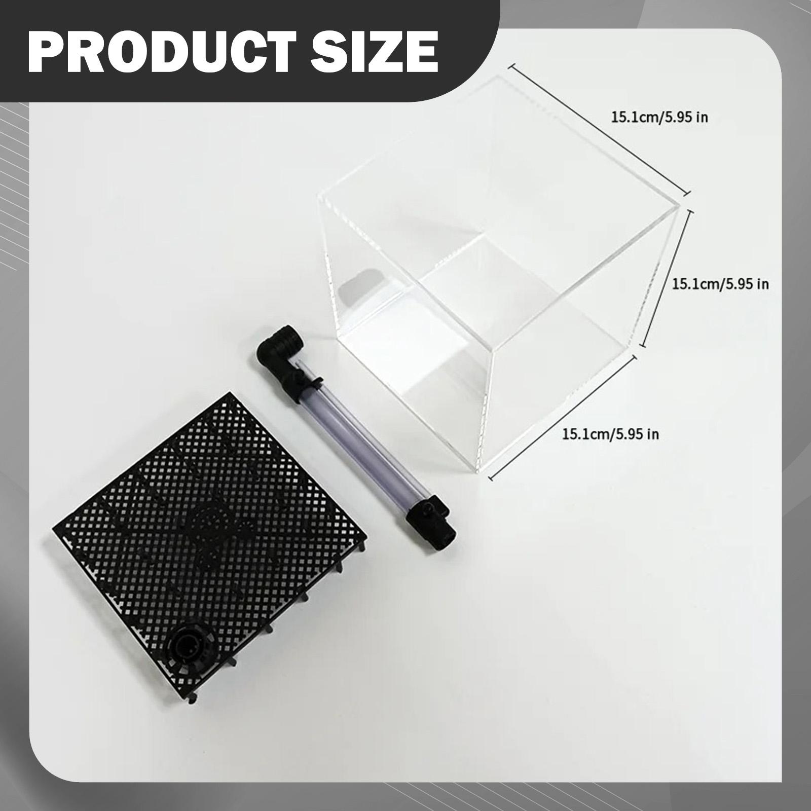 Aquarium Planted Tank Setup - Kotak Filter Akuarium Persegi Akrilik, Pompa