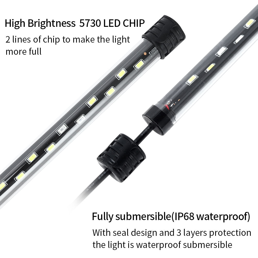 Lampu Akuarium LED 90-260V Lam - Aquarium Planted Substrate ulasan dan harga
