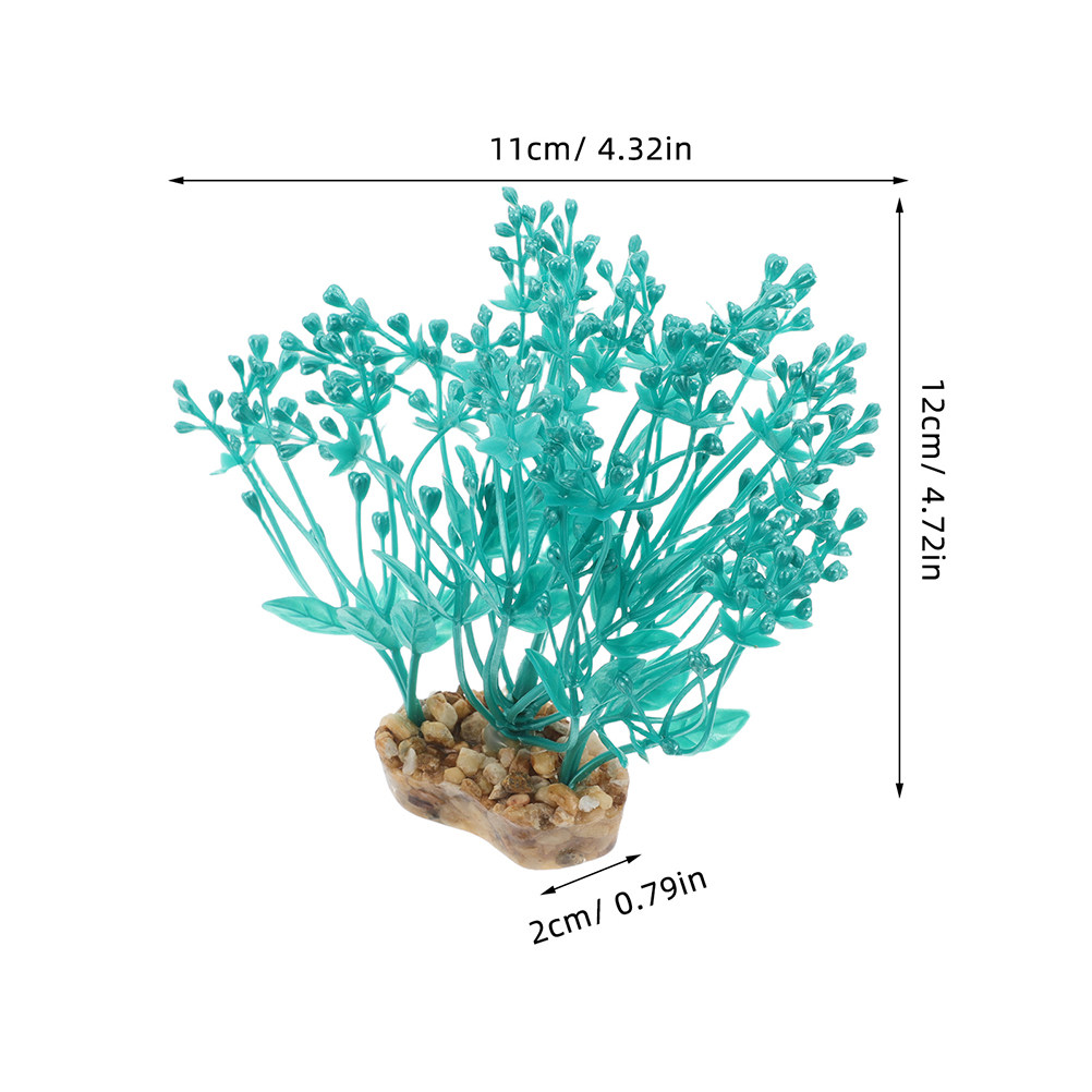 2Pcs Tanaman Akuarium Plastik  - Aquarium Planted Tank Setup ulasan dan harga