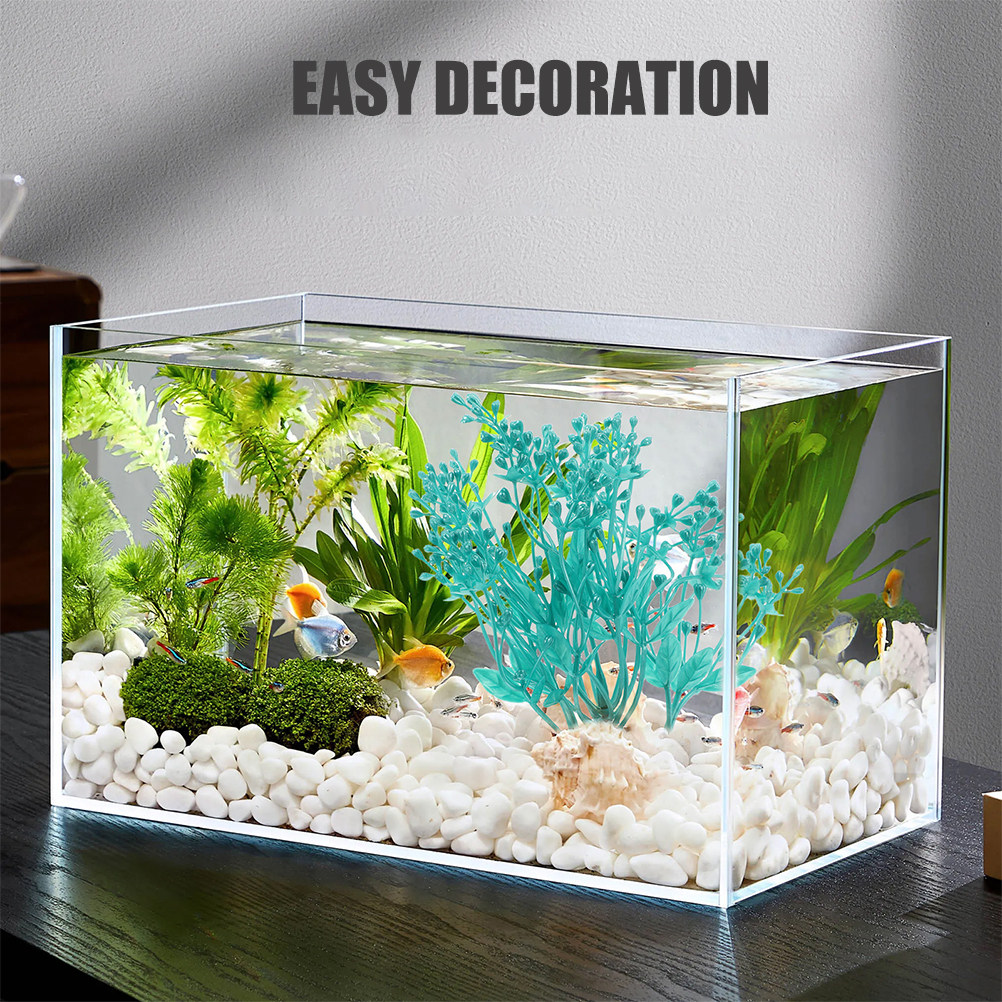2Pcs Tanaman Akuarium Plastik  - Aquarium Planted Tank Setup ulasan dan harga